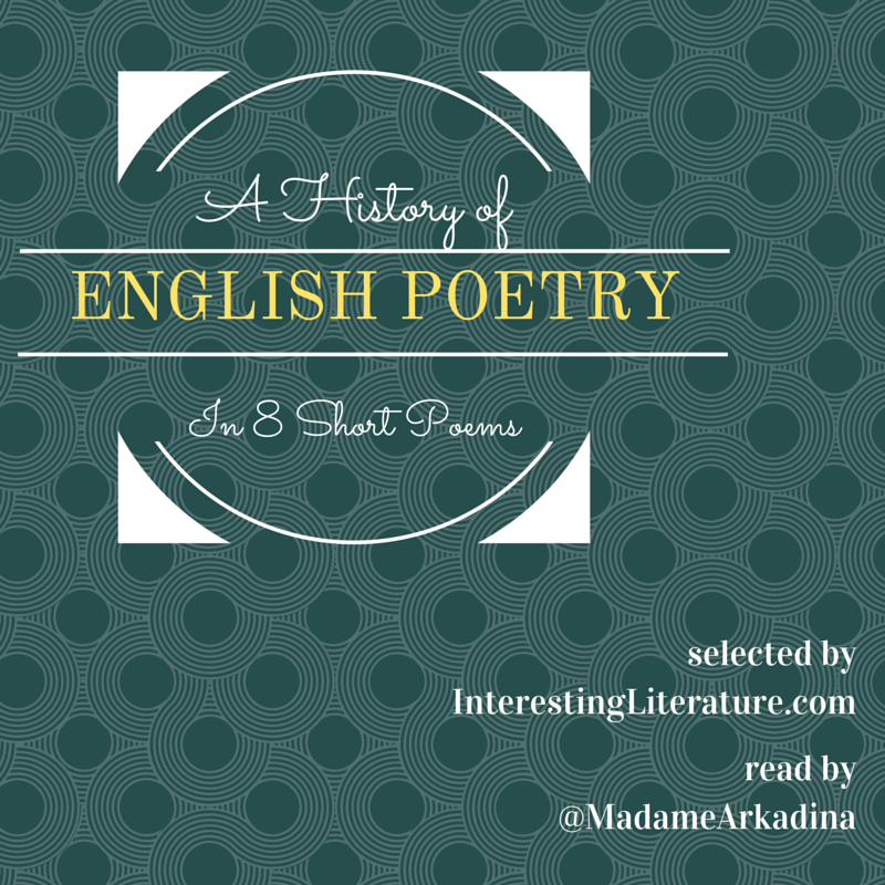 History of English Poetry in 8 Poems