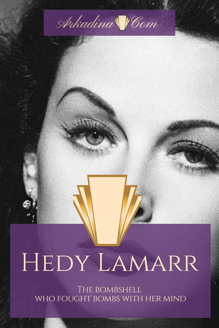 The Bombshell Who Fought Bombs with her Mind - Hedy Lamarr Two Toned Mug - Arkadina.com